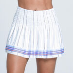 Lucky in Love Kl&auml;der Lucky in Love Breezy Love Smocked 14in Kjol Damer-Vit,Flerf&auml;rgad