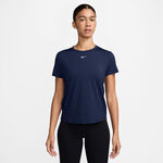 Nike Kläder Nike One Classic T-shirt Damer-Mörkblå