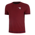 Diadora Kl&auml;der Diadora Icon Stratouno T-shirt Herrar-Berry