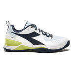 Diadora Tennisskor Diadora Blushield Torneo 2 Sko För Grus Herrar-Vit,Blå