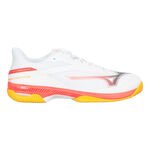 Mizuno Tennisskor Mizuno Wave Exceed Court Allroundsko Herrar-Vit,Korall