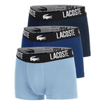 Lacoste Kläder Lacoste Cotton Stretch Trunk Boxershorts 3-pack Herrar-Mörkblå
