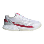 adidas Padelskor adidas Courtquick Padelsko Damer-Vit,Silver