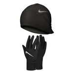 Nike Kläder Nike Essential Mütze + Handskar Herrar-svart,silver