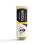 Dunlop Tennisbollar Dunlop Tour Brilliance 3-pack Rör