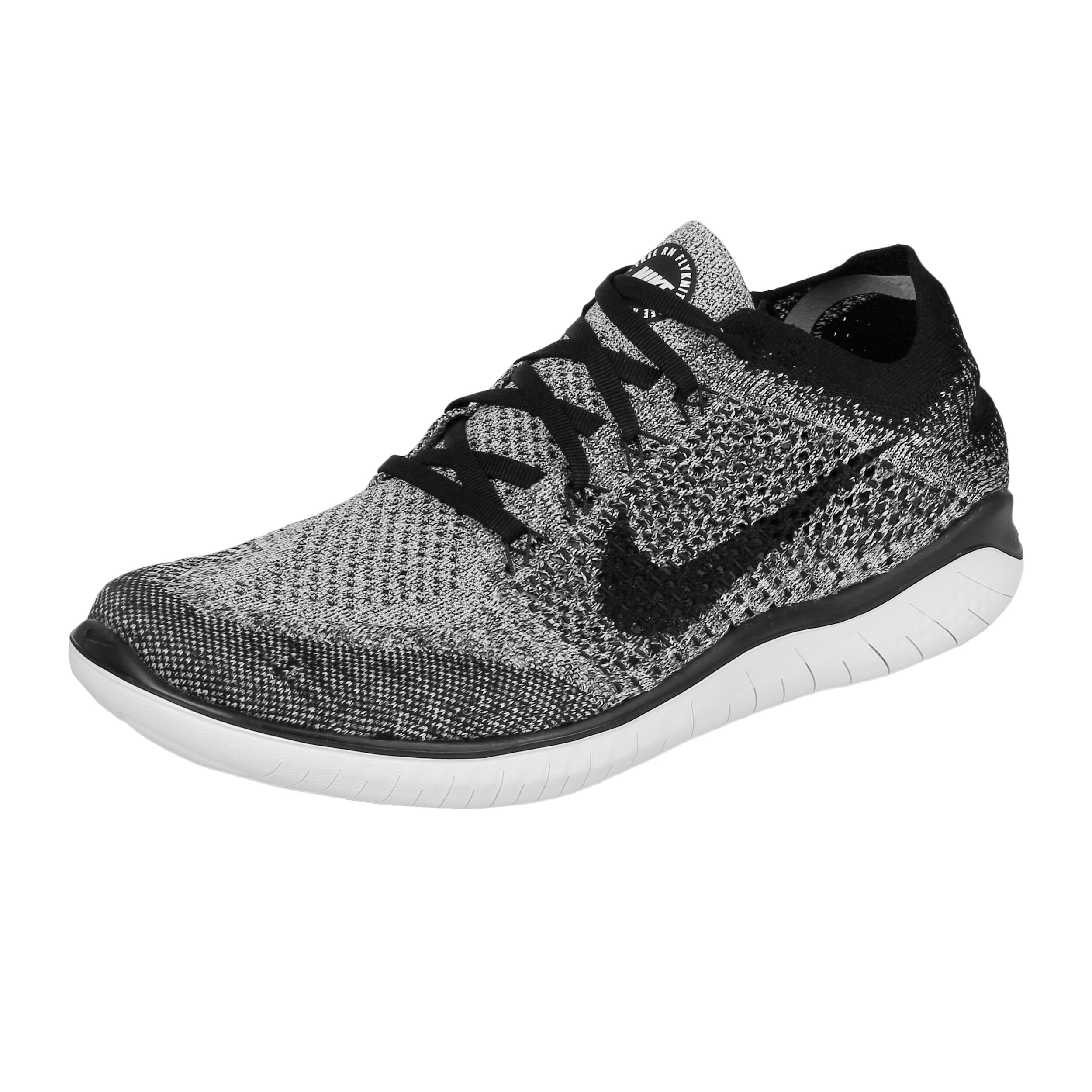 Buy Nike Free Run Flyknit 2018 Traningssko Fitness Herrar Vit Svart online Tennis Point SE