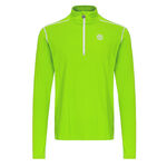 BIDI BADU Kläder BIDI BADU Zac Tech Half Zip Långärmat Herrar-Neongrön,Vit