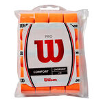 Wilson Överlindor Wilson Burn Pro Overgrip 12-pack-Orange