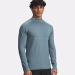 Under Armour Kläder Under Armour Cold Weather Grid Långärmat Herrar-Blågrå