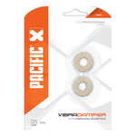 Pacific Rackettillbehör Pacific Vibra Damper Dämpare 2-pack-Vit