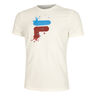 Nevio T-shirt Herrar-Creme,Blå