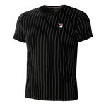 Fila Kläder Fila Stripes T-shirt Herrar-Svart,Vit