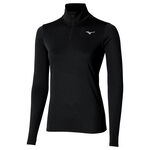 Mizuno Kläder Mizuno Core Impulse Half Zip Löpartröja Damer - svart, 