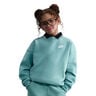 Club Fleece Oversized Crew Tröja Flickor-Visdom