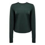 Nike Kläder Nike One Classic Dri-Fit Långärmat Damer - mörkgrön, 