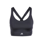 adidas Kl&auml;der adidas FastImpact Luxe Run High-Support Sport-beh&aring; Damer-Svart