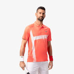 Lacoste Kl&auml;der Lacoste Djokovic Polo Herrar-Korall,Vit