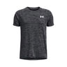 Tech Textured T-shirt Pojkar-svart, vit