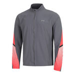 Under Armour Kläder Under Armour Velociti Storm Löparjacka Herrar-Grå,Röd