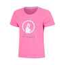Baseline Logo T-shirt Flickor-pink, vit