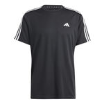 adidas Kläder adidas Essentials Train 3-Stripes Training T-shirt Herrar-Svart,Vit