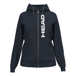 HEAD Kl&auml;der HEAD Club Original Full Zip Sweat-jacka Damer-M&ouml;rkbl&aring;