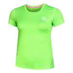 BIDI BADU Kläder BIDI BADU Eve Tech Roundneck T-shirt Damer-Neongrön