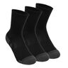 Performance Tech Crew Sportstrumpor 3-pack-Svart