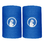 Quiet Please Tenniskl&auml;der Quiet Please Long Svettband - 2-pack Unisex-bl&aring;, vit