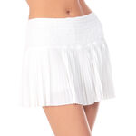 Lucky in Love Kl&auml;der Lucky in Love Pleated Smocked 14in Kjol Damer-Vit