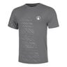 Receiver Embossed T-shirt Herrar - gr&aring;, vit