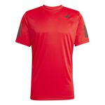 adidas Kläder adidas Club 3Stripes T-shirt Herrar - röd, 