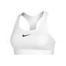 Swoosh Medium Sport-behå Damer-Vit