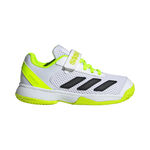 adidas Tennisskor adidas Courtflash Comfort Closure Allroundsko Barn-Vit,Neongul