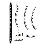 Babolat Rackettillbehör Babolat Pure Strike 100 Set Med Band Med Öglor-Svart