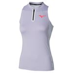 Mizuno Tenniskläder Mizuno Daybreakers Printed Linne Damer - ljusblå, 