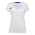 Babolat Kl&auml;der Babolat Play Cap Sleeve T-shirt Damer-Vit