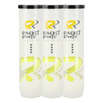 Racket Roots Trycksatt boll Racket Roots Club Tennisball 4-pack R&ouml;r