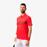 Lacoste Kläder Lacoste Djokovic Polo Herrar-Röd