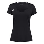 Babolat Kläder Babolat Play Cap Sleeve T-shirt Damer-Svart