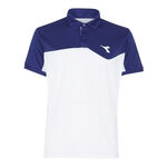 Diadora Kläder Diadora Court Polo Herrar-Vit,Mörkblå