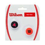 Wilson Rackettillbehör Wilson Clash Pro Feel Clash Dämpare 2-pack-Svart,Röd