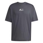 adidas Kläder adidas GFX Glob T-shirt Herrar - mörkgrå, 