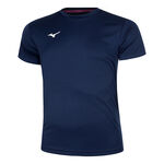Mizuno Kl&auml;der Mizuno Training T-shirt Damer - m&ouml;rkbl&aring;, 