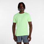 New Balance T-shirt New Balance Sport Essentials Utility T-shirt Herrar-lime, vit