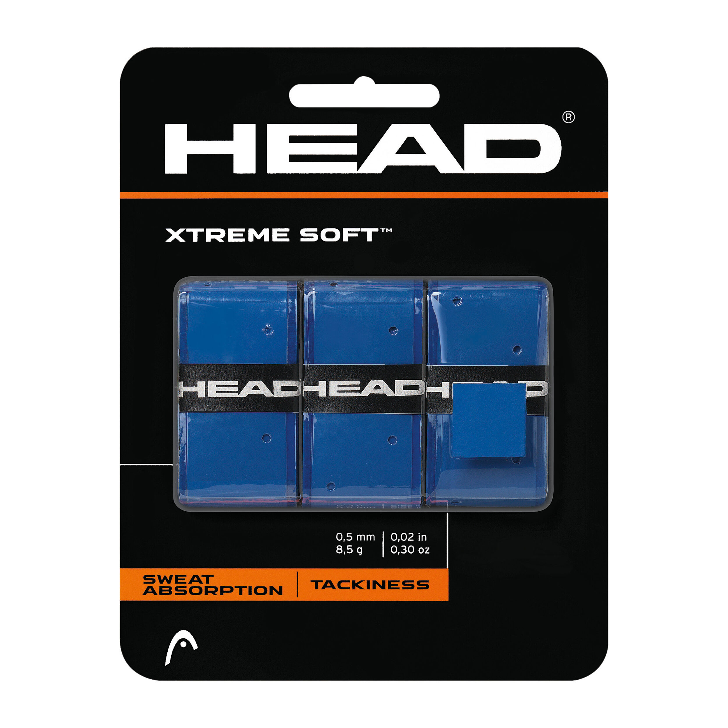 Head Xtreme Soft Overgrip blau 3er Pack 