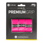 Tennis-Point Överlindor Tennis-Point Premium Grip weiß 3er