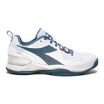 Diadora Tennisskor Diadora Blushield Torneo 2 Sko för grus Herrar - vit, petrol