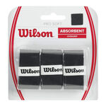 Wilson Överlindor Wilson Soft Overgrip 3-pack-Svart