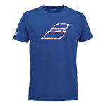 Babolat Kläder Babolat Exercise Big Flag T-shirt Herrar - blå, 